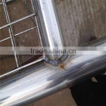 Trade Assurance Hot Dipped Galvanized Construction Steel Tube Welded Temporary Fence photo-4