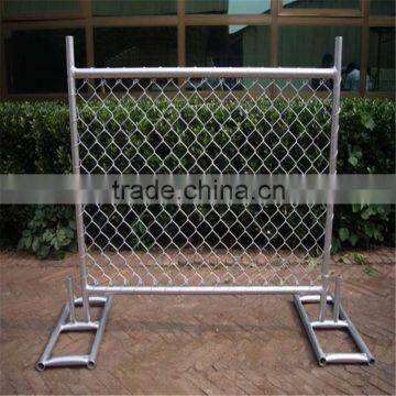 Australia Standard Building Hot Dipped Galvanized Steel Tube Temporary Chain Link Fence photo-3