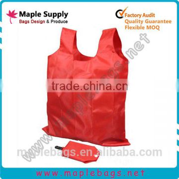 Recycled grocery bag polyester foldable bag