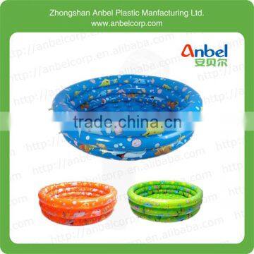 New 30" Tricyclic Inflatable Kids Swimming Bathtub Paddling Ball Pool 3-ring photo-2