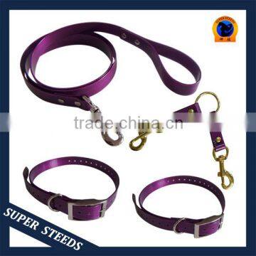 Park walking TPU dog leash with three dogs coupler waterproof and soft