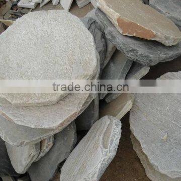 nature flat stone slate stepping stone