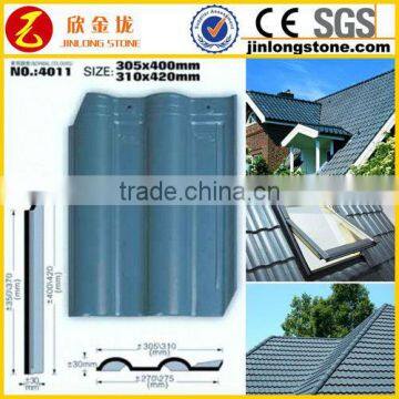 European style waterproof grey clay roofing tile