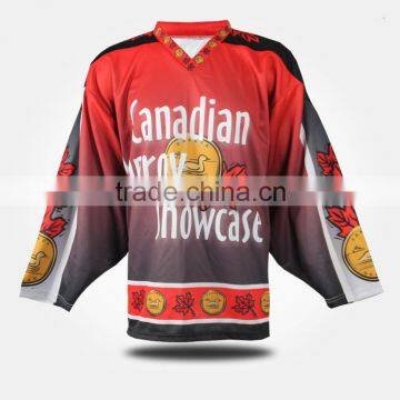 sublimated print ice hockey jerseys training hockey jersey