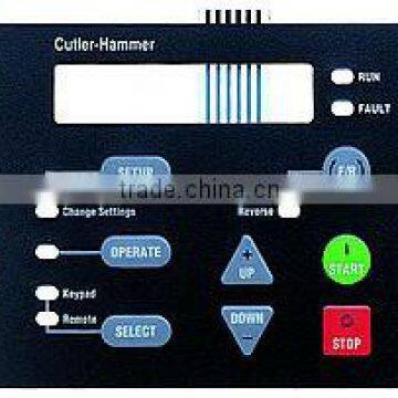 Tactile membrane keypad with transparent window