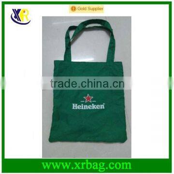 Fashion Eco Green Cotton Tote Shopping Bag photo-2