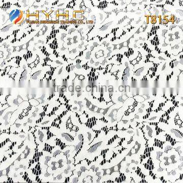 New Arrival In-stock Nylon Cotton Guipure Africa Lace Fabric For Dress T8154