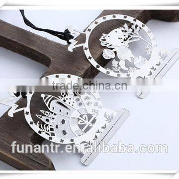 personalized stainless steel metal bookmark Creative bookmarks for promotion(OI08006)