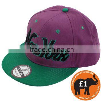 cotton twill fitted snapback baseball caps (SA8000, BSCI, ICTI factory)