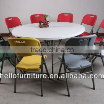 plastic picnic folding round table