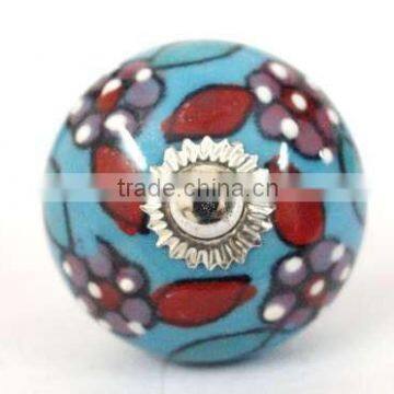 Ceramic Knobs/Cabinet Knobs/Drawer Knobs/Hand painted Knobs