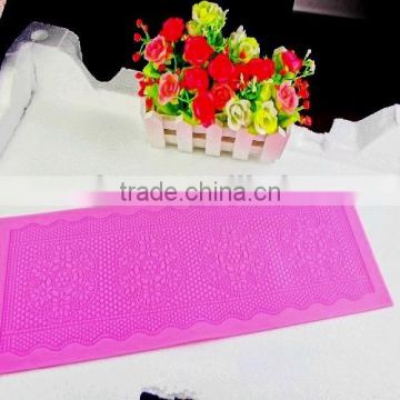 FDA approved silicone lace molds for cake decorating