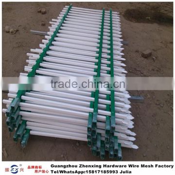 Guangzhou factory wholesale powder-coating galvanized steel pipe fence ZX-XGHL20