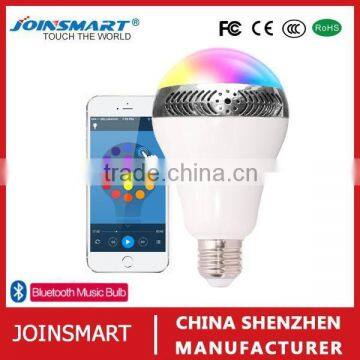 New desigh LED music light, E27 bluetooth led bulb with speaker