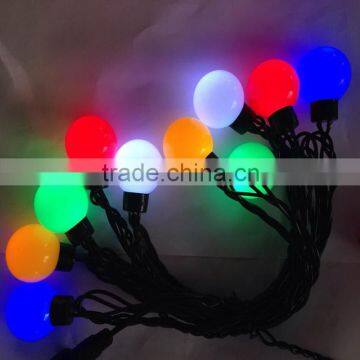5m Multi-color LED Cotton Ball String Light for Festival Decoration