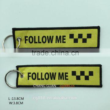 The Washable Woven Label Key Ringl That the World Famous Brand Appointed Production
