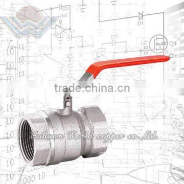 WD-2107 Nickel plated Brass Ball Valve