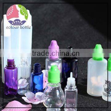 trade assuranc supplier plastic dropper bottles PE 10 ml plastic dropper bottle with childproof cap