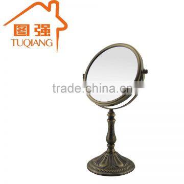 Antique Decorative Green Bronze Makeup Mirror