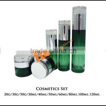 100ml Cylinder Lotion Bottle Cream Jar Serum Bottle photo-2