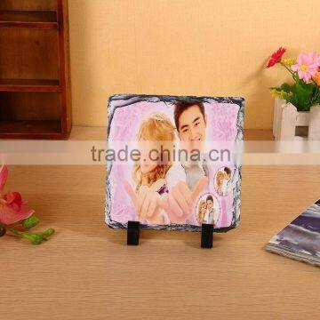 Hot selling heat transfer slate photo frame , square shape SBH-19