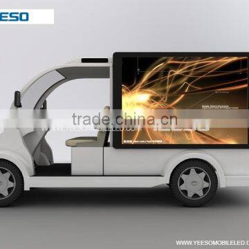 Electrical mobile advertising vehicle,Outdoor LED Billboard Car YES-M5