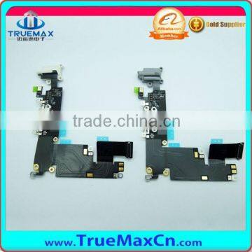 GREY CHARGING DOCK CONNECTOR HEADPHONE MICRO FLEX CABLE FOR IPHONE 6 PLUS 5.5"