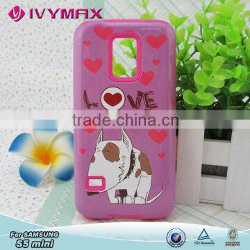 Case for samsung galaxy s5mini hard pc back cover