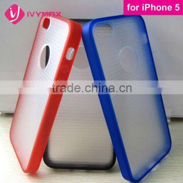 For iphone 5 pc+tpu cell phone housing