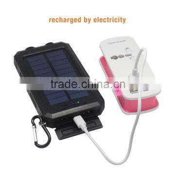 window waterproof solar power bank 8000 mAh