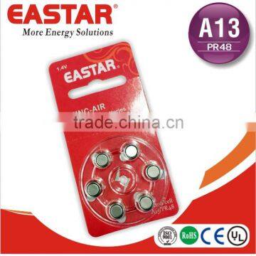 1.4v A13 zinc-air battery