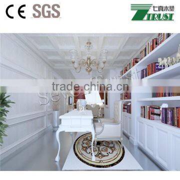 White Color fast install wall panel , environment friendly