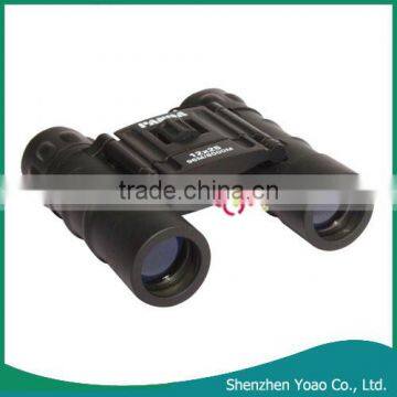 Portable 12X25 Outdoor Distance Measuring Binoculars Black