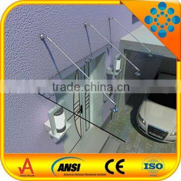 high quality 6+1.14+6mm laminated glass canopy/13.14mm clear tempered laminated glass awning