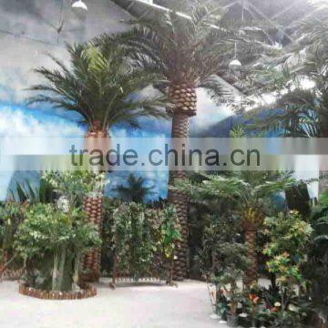 Large outdoor artificial date palm tree,PU Canary date palm tree