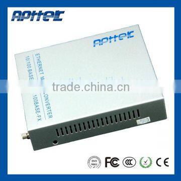 Light ning 10 100M fiber optic to rj45 media converter 60 Km