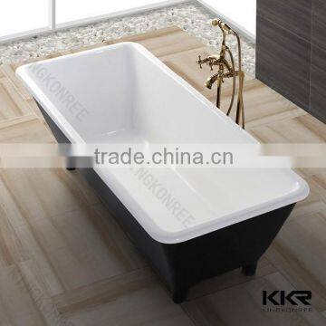 Wash basins bath tubs , solid surface bathtub for two person