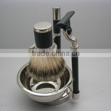 best quality pure badger hair manly shave brush set