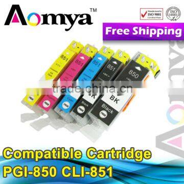 pgi-850/cli-851 compatiable ink cartridges for canon PIXMA MG5480/ IP7280/ MX728/MG6380