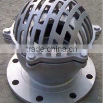 pn16 carbon steel water pump flange bottom valve