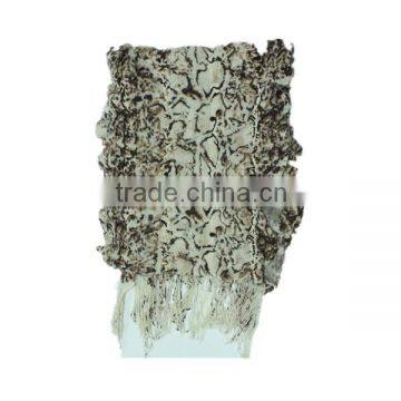 2014 hot sell crinkle tassel sex arab ms knitted scarf