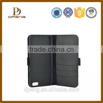 custom mobile phone case card holder wallet phone case leather for iphone 6