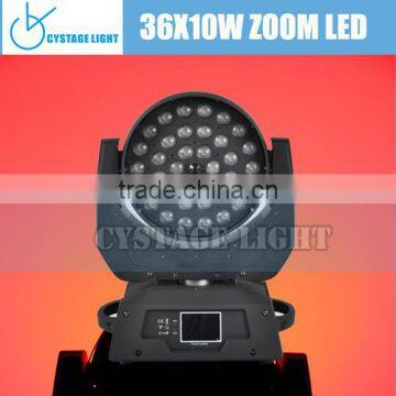 36x10w LED Zoom Wash Moving Head Light photo-3