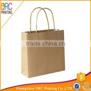 Brown handbag shape paper gift bag