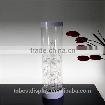 Best wholesale acrylic cylinder watches Showcase, watch display cabinet