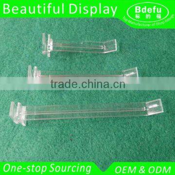 Transparent Plastic Display Hook Hanging Hook for Cardboard