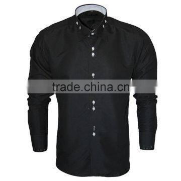 contrast Formal fit classic dress shirts