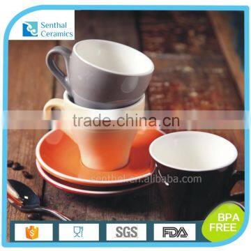 New cheap handle color tea and coffee mug for home hotel