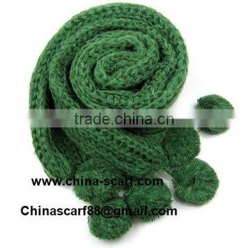 Woolen Neck Scarf Green Scarf photo-4