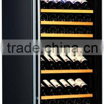 Armario do vinho fan cooling USF-128D(380 Liters 144bottles)wine cellar with double zone